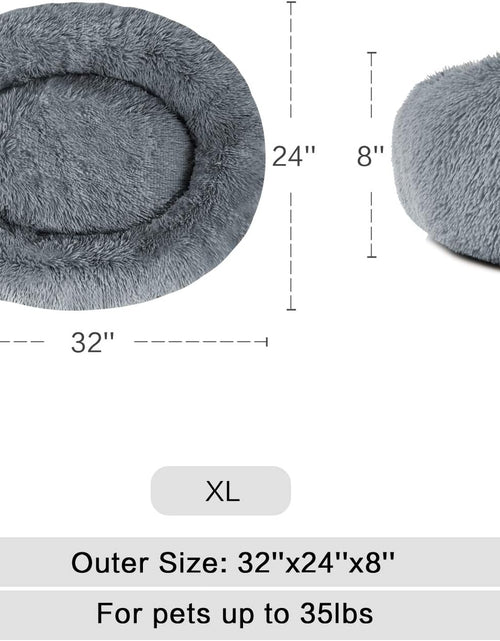 Load image into Gallery viewer, Dog Beds Calming Donut Cuddler, Puppy Dog Beds Large Dogs, Indoor Dog Calming Beds Large
