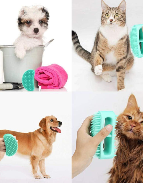 Load image into Gallery viewer, Dog Brush &amp; Cat Brush, Soft Silicone Dog Grooming Brush, Pet Bath &amp; Massage Brush for Cats and Dogs with Short or Long Hair, Cat Slicker Shedding Hair Brush for All Pet Sizes
