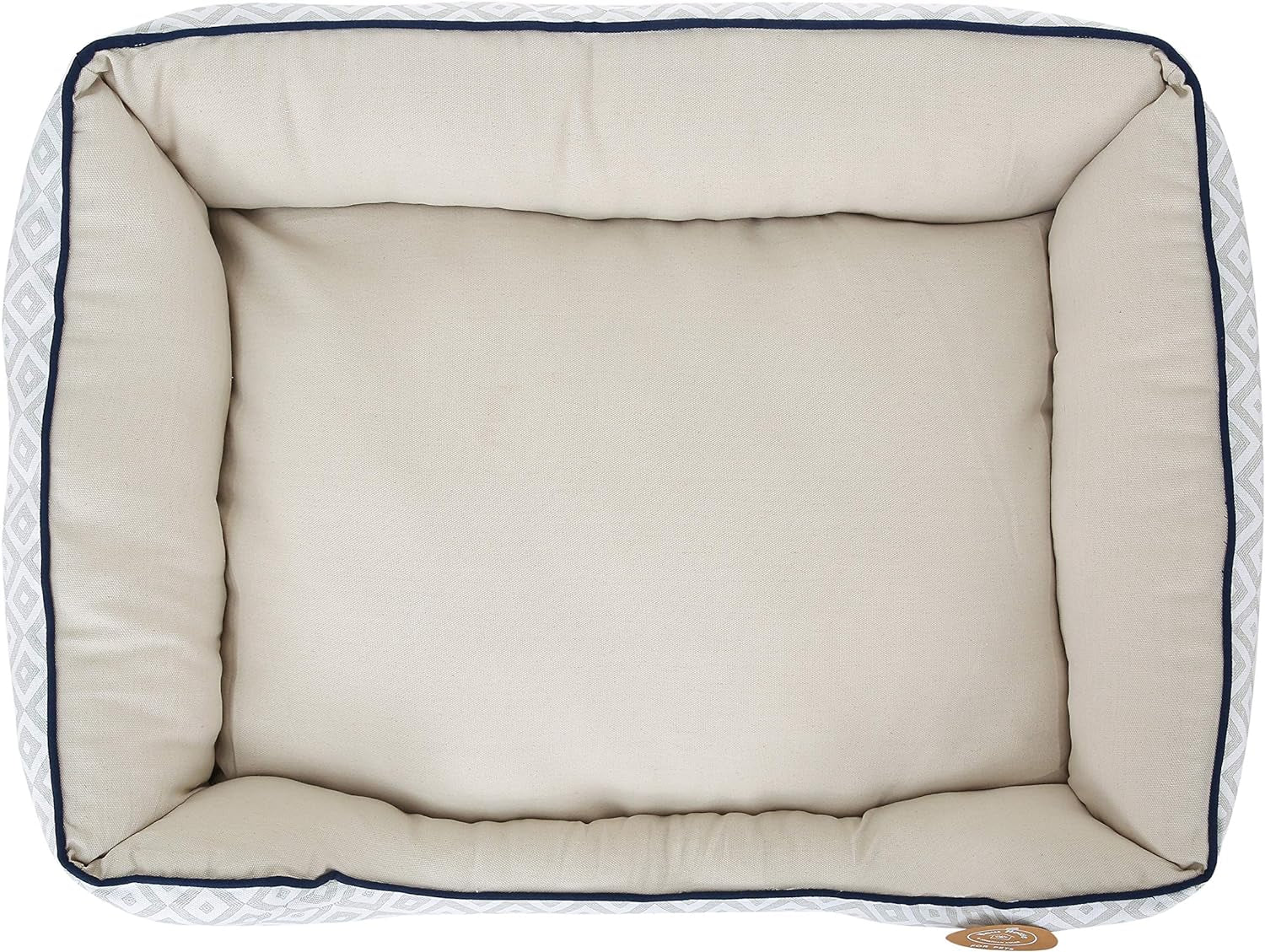 Now House for Pets by  Grey Diamond Cuddler Dog Bed, Medium Medium Dog Bed Washable Dog Bed for Medium Sized Dogs by Now House by  (FF16410)