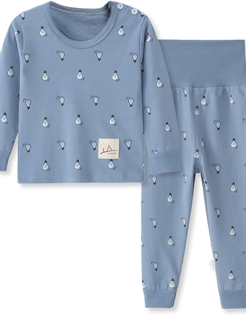 Load image into Gallery viewer, 100% Organic Cotton Baby Boys Girls Pajamas Set Long Sleeve Sleepwear(3M-6T)
