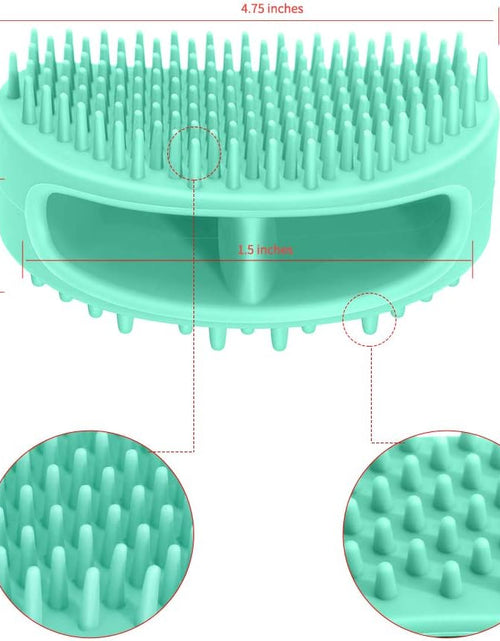 Load image into Gallery viewer, Dog Brush &amp; Cat Brush, Soft Silicone Dog Grooming Brush, Pet Bath &amp; Massage Brush for Cats and Dogs with Short or Long Hair, Cat Slicker Shedding Hair Brush for All Pet Sizes
