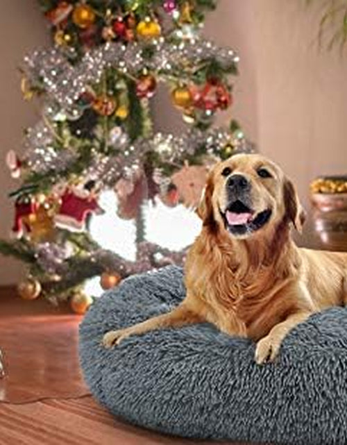 Load image into Gallery viewer, Dog Beds Calming Donut Cuddler, Puppy Dog Beds Large Dogs, Indoor Dog Calming Beds Large
