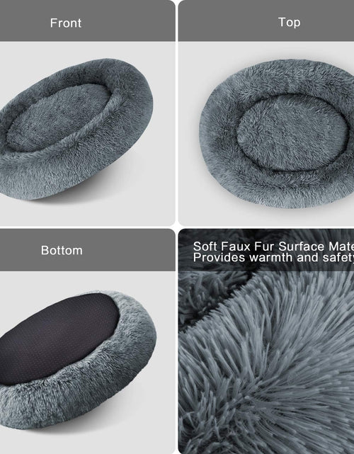 Load image into Gallery viewer, Dog Beds Calming Donut Cuddler, Puppy Dog Beds Large Dogs, Indoor Dog Calming Beds Large
