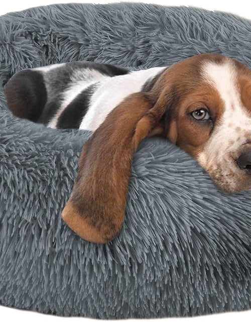Load image into Gallery viewer, Dog Beds Calming Donut Cuddler, Puppy Dog Beds Large Dogs, Indoor Dog Calming Beds Large
