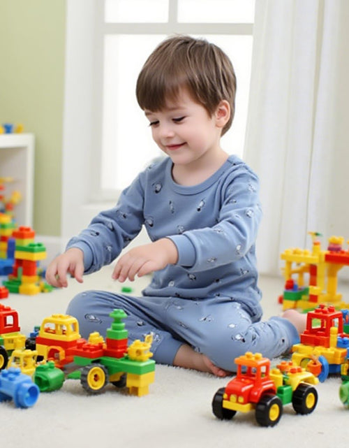Load image into Gallery viewer, 100% Organic Cotton Baby Boys Girls Pajamas Set Long Sleeve Sleepwear(3M-6T)
