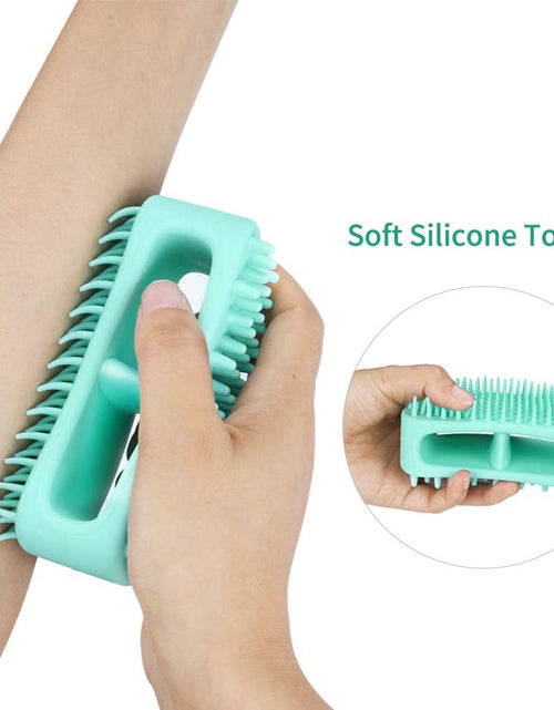 Load image into Gallery viewer, Dog Brush &amp; Cat Brush, Soft Silicone Dog Grooming Brush, Pet Bath &amp; Massage Brush for Cats and Dogs with Short or Long Hair, Cat Slicker Shedding Hair Brush for All Pet Sizes
